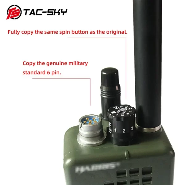 TAC-SKY AN / PRC 152 152A Military Radio Walkie-Talkie Model Virtual Broadcast Box, Harris Military Virtual Chassis PRC 152 152a - Image 4