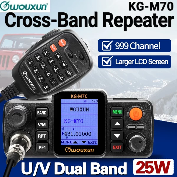 WOUXUN KG-M70 25W Mobile Radio