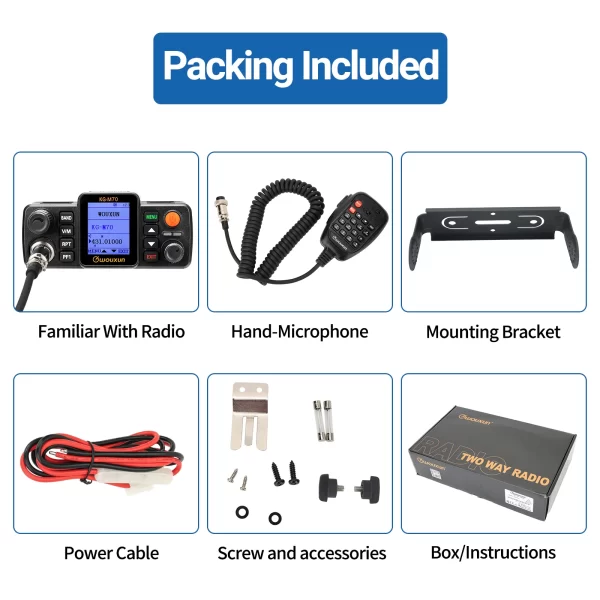 WOUXUN KG-M70 25W Mobile Radio - Image 6