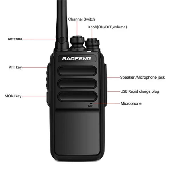 Baofeng BF-C3 FRS/PMR Hiking Mini Two Way Radio - Image 4
