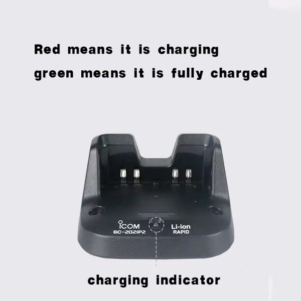 ICOM BC-202IP2 Charger Charging Stand Dock with adaptor for ICOM ID-50/52 (A/E) Radio BP-272/307 Battery - Image 3
