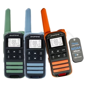 3Pcs Baofeng FR-22A FRS 462MHz Mini Walkie Talkie For Sport, Hiking, NOAA (without earphone)