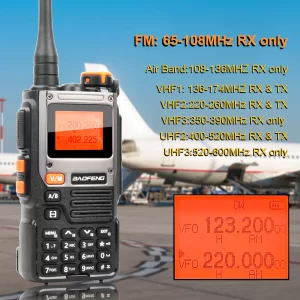 Cheap Baofeng UV-K61  AM FM Multi-band Walkie Talkie