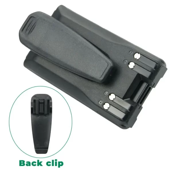 BP-298 Li-ion Battery for Icom IC-V86 Two Way Radio Replacement Battery with Belt Clip - Image 4