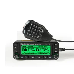 DM9100 Dual Band 25W Digital Analog GPS APRS Car Mobile Transceiver