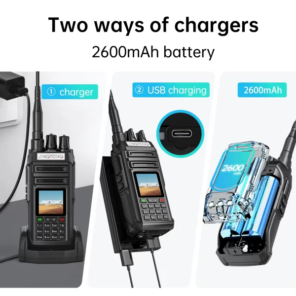 Jingtong JT-3988 Multi Band Walkie Talkie 10W Air Band Radio NOAA Wireless Frequency Tyep-C Charge - Image 2