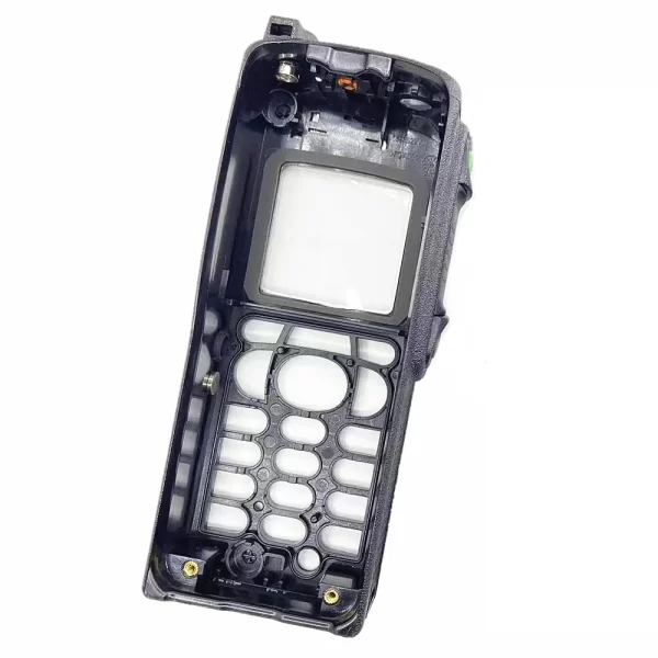 Motorola MTP850 Radio Black Front Shell Housing Case Cover W/ Back Clip Dust Cover Digital Number Rubber Knob - Image 4