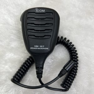Icom HM-167 IPX8 Waterproof Speaker Microphone for Marine Radio