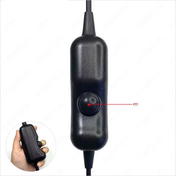 Heavy duty Headphones with ear protection and noise reduction for ICOM IC-A25N IC-A25NE IC-A25C IC-A25CE IC-A24 A16 Radio - Image 4