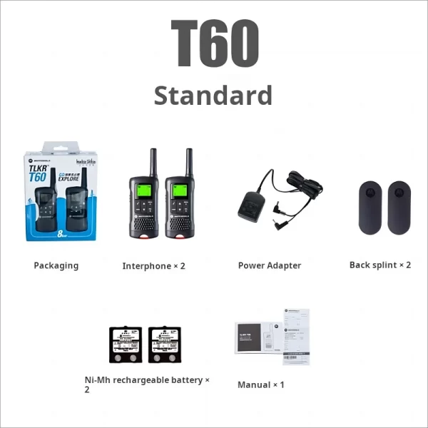 Motorola TLKR T60 Business Hotel Civilian Mini Handheld Two-way Radio - Image 5