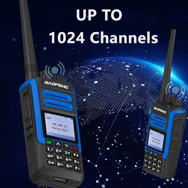 Baofeng Walkie Talkie DR-1802U DMR Radio Advanced AES256 Encryption 2200mah 1024 Channel UHF 400-470MHZ Long Range Walkie Talkie - Image 5