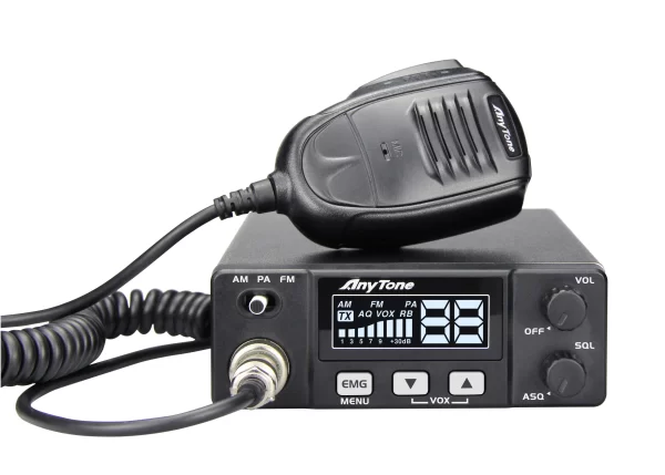 New Anytone AT-505Pro CB Radio 26.965-27.405MHz 4W 40Channels AM/FM/PA Scan Function ASQ/SQ/VOX Car Radio - Image 2