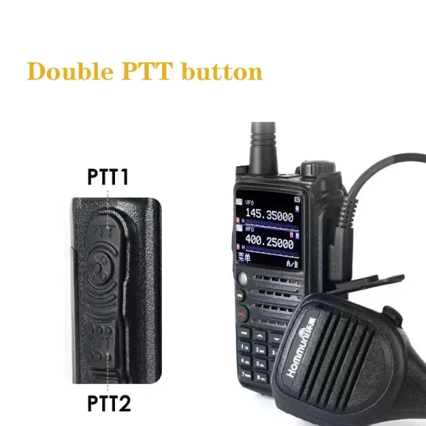 Linton LD-6100 Dual Band UV digital and analog DMR Portable Radio - Image 2