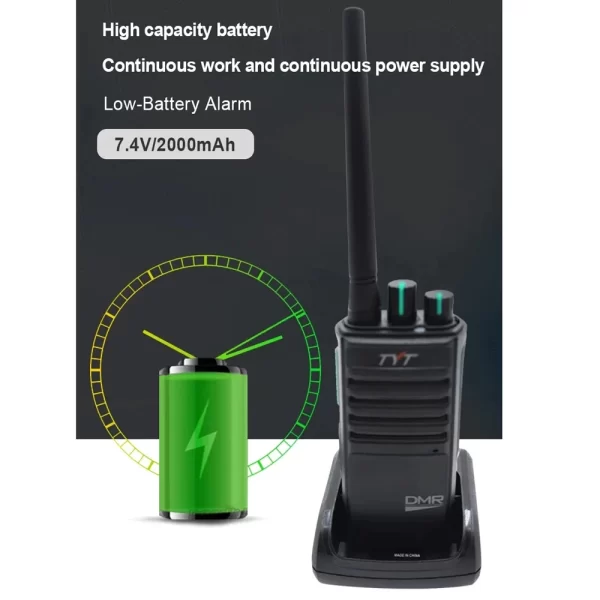 TYT MD-795 DMR Digital Radio UHF 400-470MHz with Voice Encryption 4W/1W Power Portable Walkie Talkie - Image 5