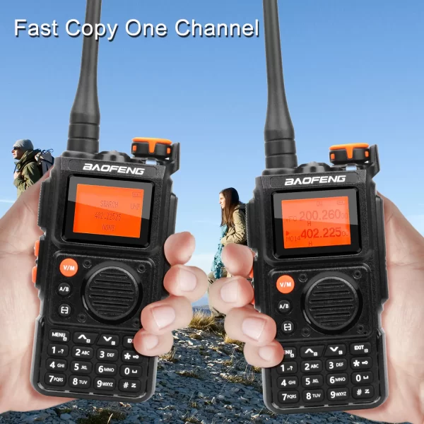 Baofeng K6 2M 70CM Air Band VHF UHF Dual Wait Multi-Band Wireless Frequency Copy Noise Cancellation 999Ch FM Amateur Radio - Image 4