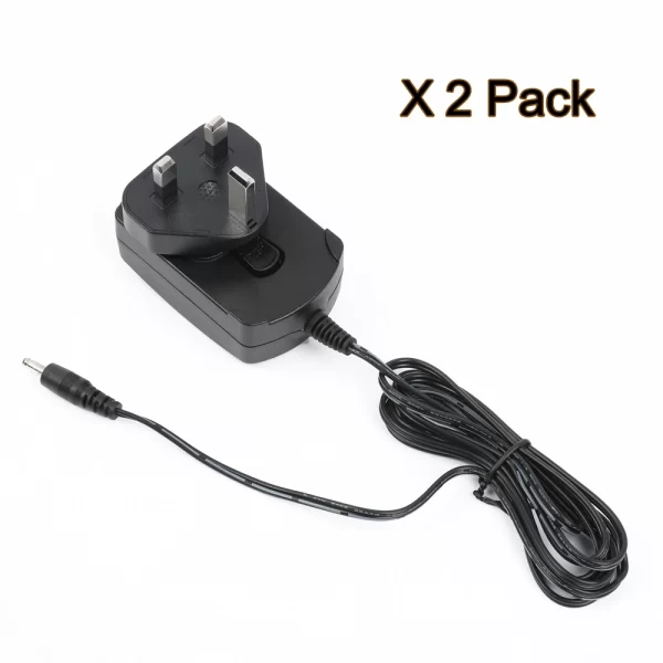 2 Pack Travel Charger 5.9V 750mA for ACP-12 for Airbus Cassidian EADS BLN-5i Battery, THR880i, TH1n, TH9, THR9 Tetra Radio