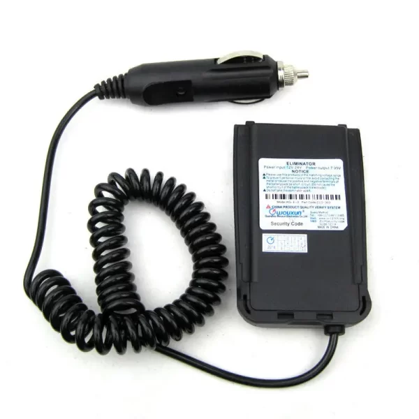 Original Wouxun KG-UV8D Two Way Radio Car Charger Battery Eliminator - Image 3