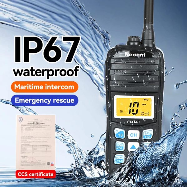 Recent RS-35ME ATEX Explosion-proof Walkie Talkie 5W VHF Marine Radio 156-163MHz Handheld Transceiver for Ships - Image 2