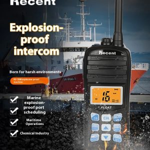 Recent RS-35ME ATEX Explosion-proof Walkie Talkie 5W VHF Marine Radio 156-163MHz Handheld Transceiver for Ships