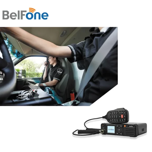 Beifone Professional DMR Radio Mobile Vhf Uhf 50w Mobile Radio Transceiver with GPS Module