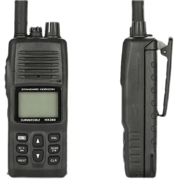 HX380 Standard Horizon Explosion Proof VHF Waterproof Marine Radio Handheld Waterproof Commercial Walkie Talkie - Image 3