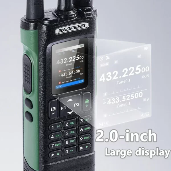10W Baofeng UV-32 Walkie Talkie GPS Bluetooth Programming / Multi Band / Wireless Copy Frequency / Type-C Ham Radio Updated UV-25M AR-152 - Image 6