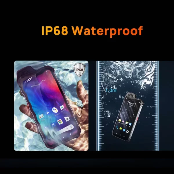 UNIWA W999 Helio G99 Rugged Waterproof Walkie Talkie Explosion-proof 8GB+128GB 6.3 Inch FHD 5000mAh Smartphone Andriod 11 NFC Cell Phones ATEX - Image 4