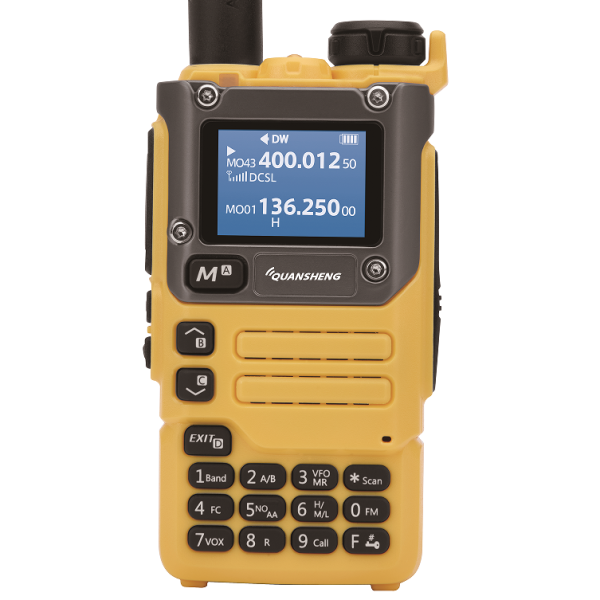 Army Green Quansheng UV-K6 Yellow UV-K58 Handheld Two way Radio - Image 2