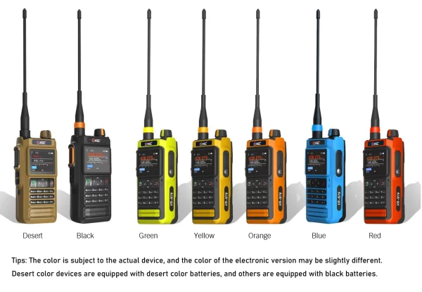 Transparent VR-N76 Walkie Talkie 8colors GPS Positioning IP67 Waterproof Bluetooth APRS Function FM Radio VHF UHF Dual Band - Image 7