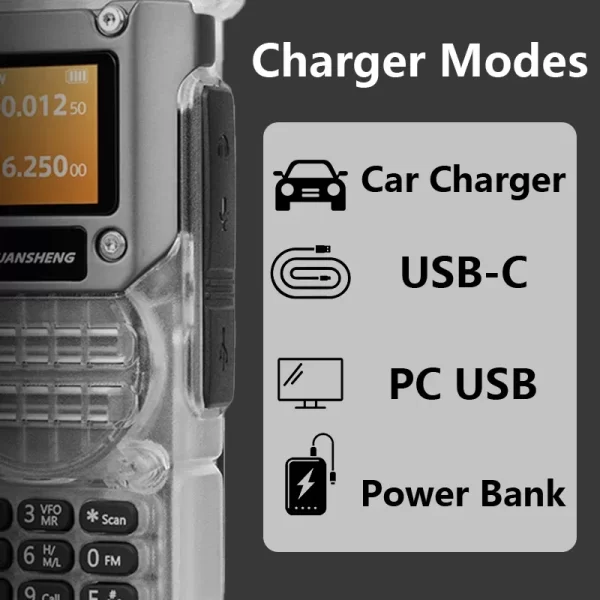New 512KB Big Storage UV-K6 Quansheng Walkie Talkie - Image 5