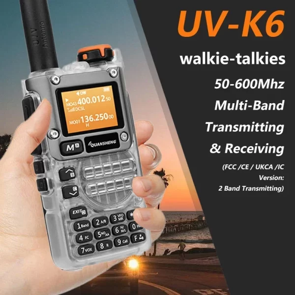 New 512KB Big Storage UV-K6 Quansheng Walkie Talkie - Image 3