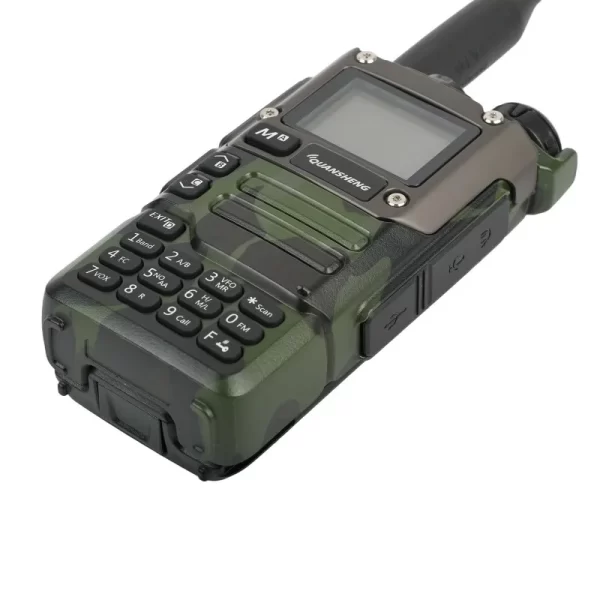 Army Green Quansheng UV-K6 Yellow UV-K58 Handheld Two way Radio - Image 3
