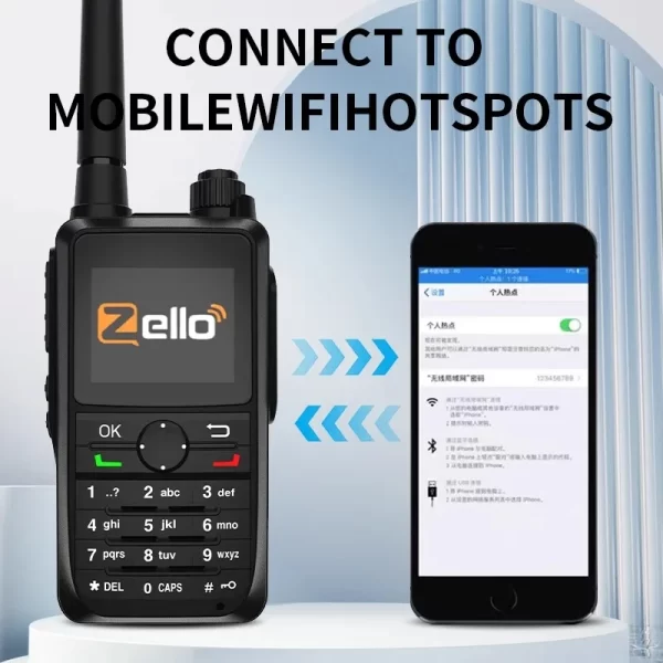 Cheap Zello Walkie Talkie POC Network Radio Waterproof Ip67 Wifi BlueTooth GPS Long Range Two Way Radio Worldwide Talking - Image 4