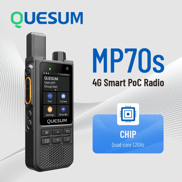 QUANSHENG NeW Model MP70S 4G Smart PoC Water-proof Two-Way Radio Android System Walkie Talkie