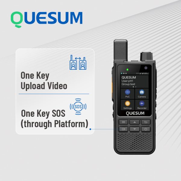 QUANSHENG NeW Model MP70S 4G Smart PoC Water-proof Two-Way Radio Android System Walkie Talkie - Image 2