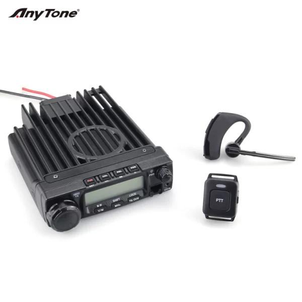 Anytone AT-588Max Mobile Radio 70W Dual Band Bluetooth Connectivity Air Band NRC 512 Channels - Image 4