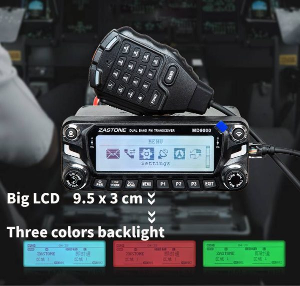 2025 upgraded NEW Zastone MD9000 50W DMR Digital Mobile Radio