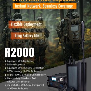 2025 New Lisheng R2000 DMR ManPack Repeater