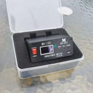 MX-120 1.8-50M 120W SWR & Power Meter FM-AM-SSB Rechargeable SWR Power Watt Meter with OLED Display
