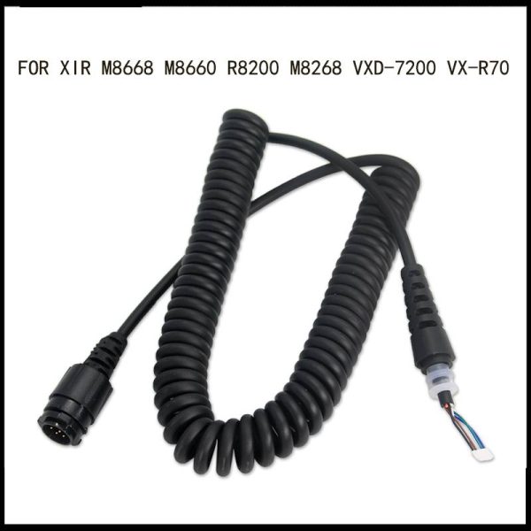 Motorola Radio M8268 M8220 M8668i XPR4300 XPR4550 DM3601 Microphone Cord Replacement Cable Wire RMN5052A Microphone Cable