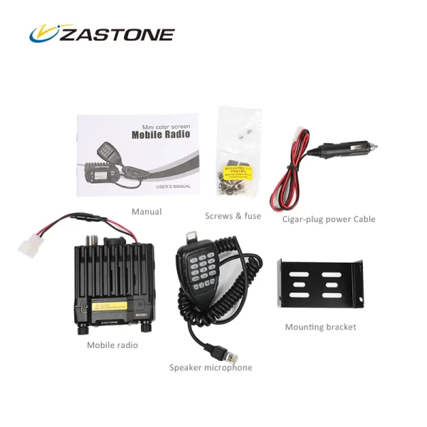 Walkie Talkie Zastone MP380+ 136-174MHz 400-480MHz Dual Band Mobile Radio Long Range Car Mobile Radio Station Transceiver - Image 7