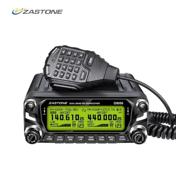 Zastone D9000 Car walkie talkie Radio Station 50W UHF/VHF 136-174/400-520MHz Two way radio Ham HF Transceiver - Image 2