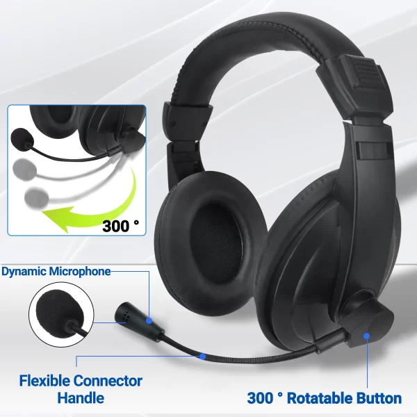 PTT VOX MIC Flexible Earphone Two Way Radio Headset for Baofeng UV-21 Pro UV-5R Quansheng UV-K5(8) UV-K6 Walkie Talkies - Image 5