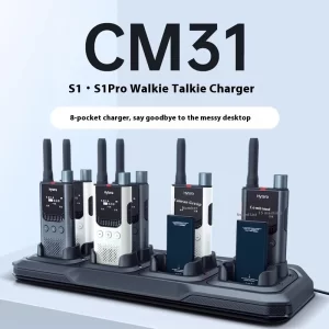Hytera CM31 AC110-220V Walkie Talkie Charging Hub USB Type-C with 8 Charger Bases for S1/S1 Pro