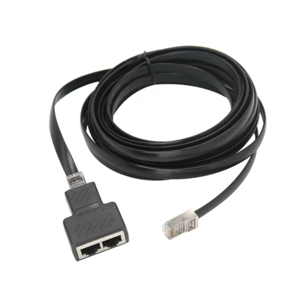 Adapted To Zastone D9000 Radio Handheld Extension Cable 8P One In Two Adapter ICOM IC2730A 2720 Microphone Extension Cable