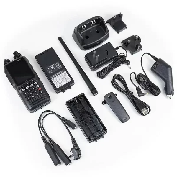 New YAESU Original Portable Aviation Radio FTA-850L, 2.4" Large Color Screen, 6W HAM Power Ham Walkie Talkie
