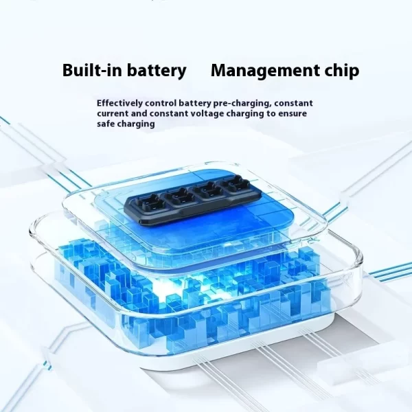Hytera CM31 AC110-220V Walkie Talkie Charging Hub USB Type-C with 8 Charger Bases for S1/S1 Pro - Image 3