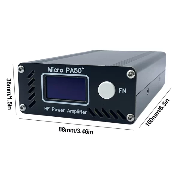 Micro PA50 /PA50 PLUS 50W 3.5MHz-28.5MHz Intelligent Shortwave HF Power Amplifier with Power / SWR Meter + LPF Filter For Radio - Image 5
