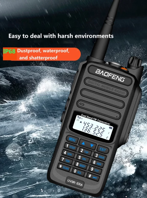 2025 IP68 waterproof baofeng uv 9r plus 20w ERA walkie twaalkie long range 30km car cb ham radio hf transceiver UHF radio station - Image 4