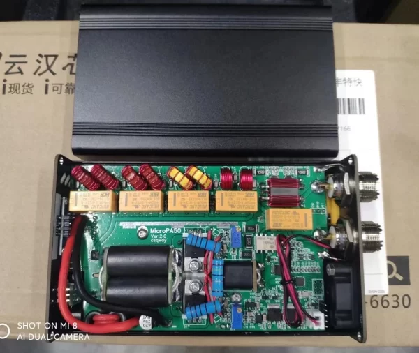 Micro PA50 /PA50 PLUS 50W 3.5MHz-28.5MHz Intelligent Shortwave HF Power Amplifier with Power / SWR Meter + LPF Filter For Radio - Image 3